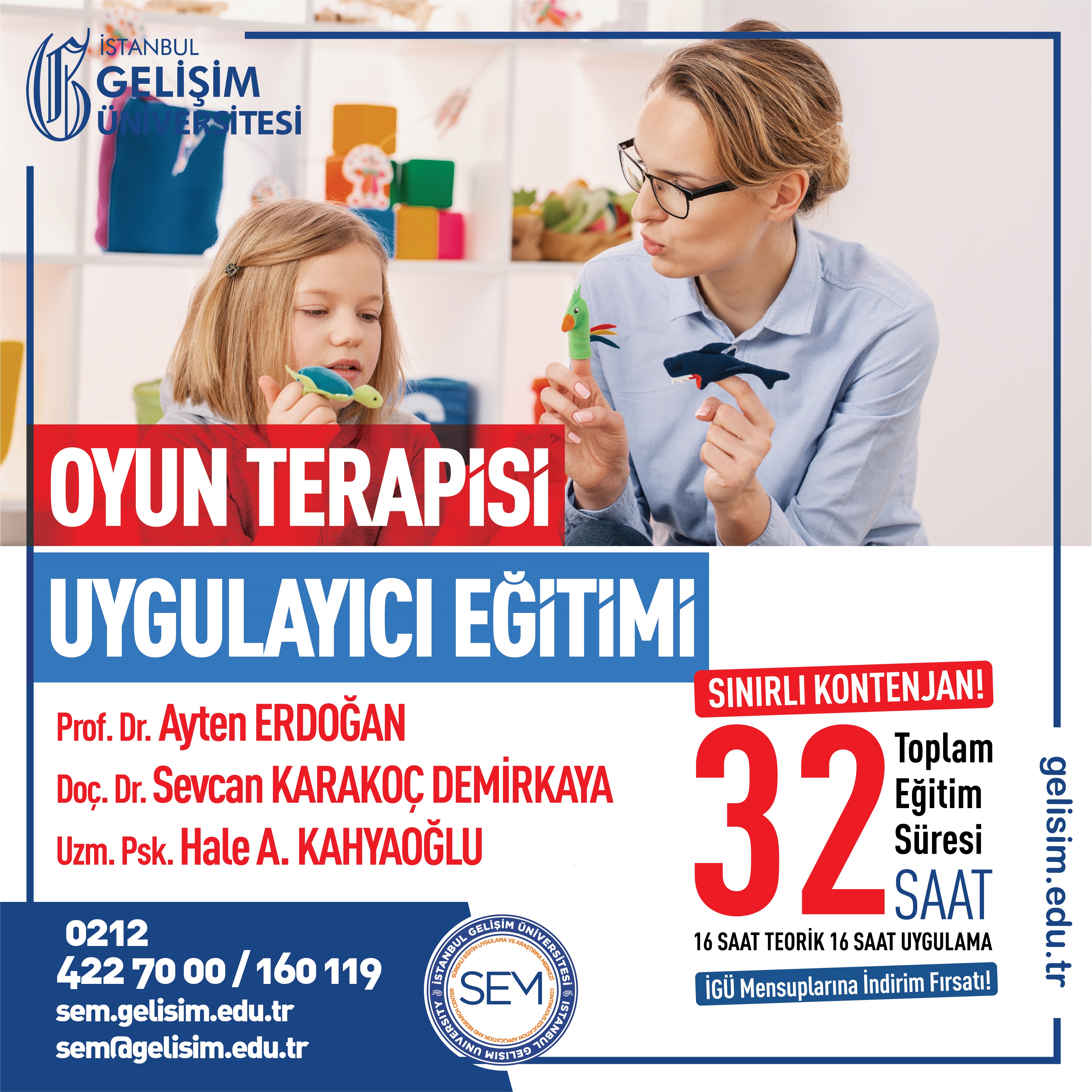 Oyun Terapisi Uygulayıcı Eğitimi